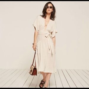 Reformation Deep V dress